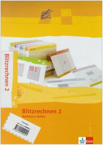 Blitzrechnen 2: Kartei Klasse 2: Basiskurs Zahlen. Karteikarten (Programm Mathe 2000+)