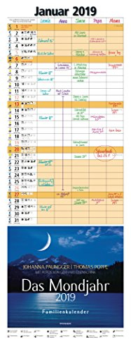 Das Mondjahr 2019: Familienkalender - Mit Fotos von Gerhard Eisenschink - Das Original