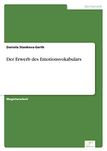 Der Erwerb des Emotionsvokabulars