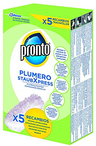 Pronto - Plumero 5 recambios pronto 5 recambios - Pack de 2 (Total 10 recambios)