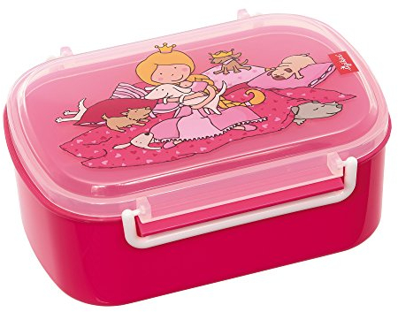 SIGIKID 25007 Brotzeitbox Pinky Queeny Lunchbox BPA-frei Mädchen Lunchbox empfohlen ab 2 Jahren rosa, 17 x 11 x 7 cm