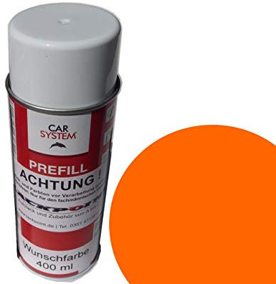 Lackpoint Laque de voiture en spray - 400 ml - Orange - Uni