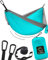 Hängematte Camping - Ultraleichte Outdoor Hängematte, Perfektes Camping Geschenke, Camping Hängematte Outdoor, Hängematte 1 Person mit Baumgurten + Karabiner