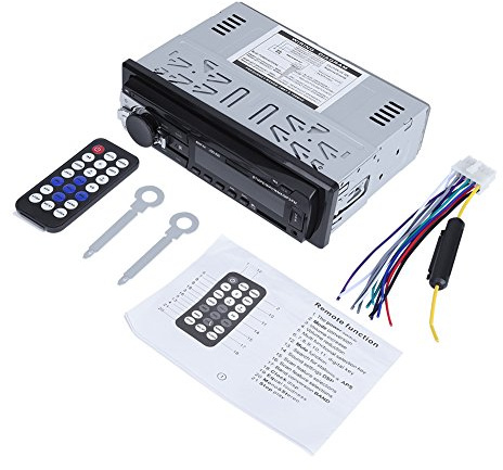12V Bluetooth Autoradio Digital FM Radio MP3-Player USB SD AUX-IN Audioempfänger In-Dash mit Fernbedienung