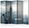 murando Raumteiler Foto Paravent New York 225x172 cm beidseitig auf Vlies-Leinwand Bedruckt Trennwand Spanische Wand Sichtschutz Raumtrenner Design Amerika Stadt Sonne USA Panorama d-C-0135-z-c