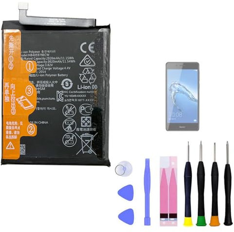 Aousavo HB405979ECW Batterie de Rechange Compatible avec Huawei Nova, Nova 6A, Honor 6c, Y6 2017 avec kit de Rechange