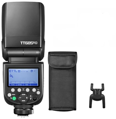 GODOX TT685IIN TTL appareil Flash pour appareils Nikon,synchronisation rapide 1/8000s,verrouillage à dégagement rapide,conversion instantanée TCM,Speedlite manuel GN60,temps de recyclage de 0,1 à 2,6s