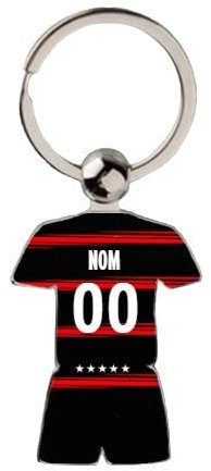 Porte Clés Rugby Toulouse 2020 2021 Maillot Domicile Personnalisable avec Nom et Numéro