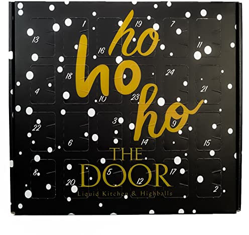 The Door - Gin Adventskalender - 24 exklusive Gins aus aller Welt - ausgefallenes Geschenk-Set mit 24 x 20ml Miniaturflaschen
