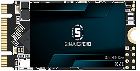 SSD 1TB M.2 2242 NGFF SHARKSPEED SATA 3 42mm 6Gb/s 3D NAND Internal Solid State Drive for Desktop Laptop PC (M.2 2242, 1TB)