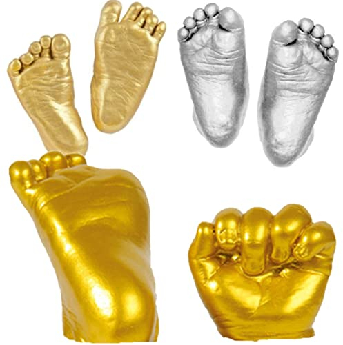 VALICLUD Baby- Footprint- Kit. Baby- -Hände-Casting-Kit | Gips- -Set Für Säuglings-Hand- Fußform | -Skulptur-Kit Für Neugeborene Kleinkinder Babys | Babygeschenke Babyfu?druckkit