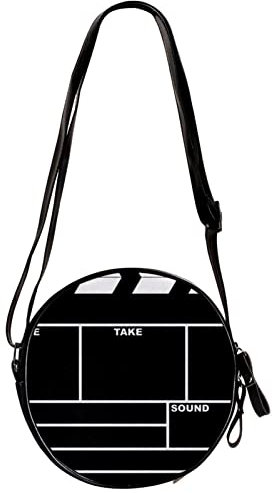 WOSHJIUK Kleine Umhängetasche,Filmklappe,Reise-Umhängetasche mit verstellbarem Riemen, Messenger-Tasche für Damen