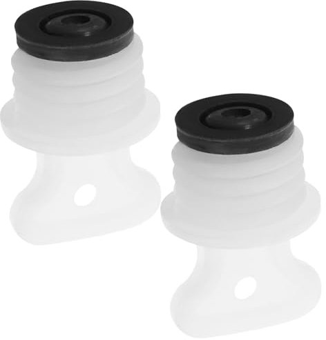 HOMSFOU 2pcs Hot Water Bottle Stopper, Rubber Hot Water Bottle Cap Hot Water Bag Stoppers Sealing Stopper Water Plug(21mm)