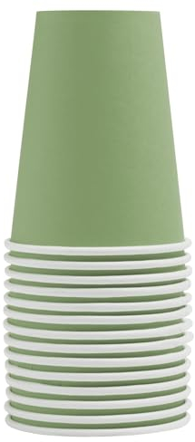 Pro Nappe - Réf. 89120i - 15 Gobelets - 20cl - carton - vert olive