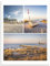 ARTland Wanddeko Glasbilder Wandbild Glas Bild 60x80 cm Maritime Deko Ostsee Reise Strand Sonnenuntergang Träume vom Meer U5JD
