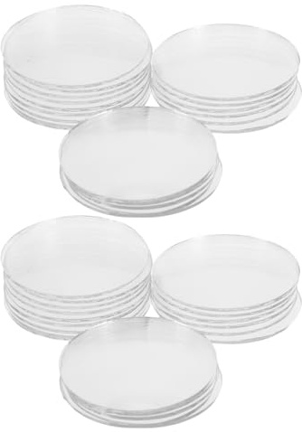Garneck Mr16 Gu10 Ersatzglas 50 Stück Hitzebeständiges Rundes Schutzglas für Einbauleuchten Büro und Landschaftsbeleuchtung