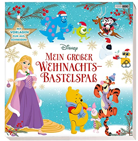 Disney: Mein großer Weihnachts-Bastelspaß: Mit Vorlagen zum Ausschneiden!