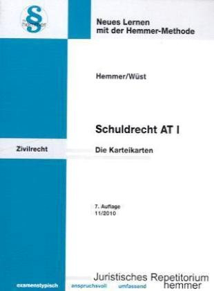 Schuldrecht AT II: Karteikarten (Karteikarten - Zivilrecht)