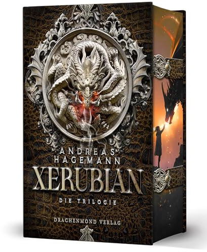 Xerubian: Spannende High Fantasy mit quirligen Drachen und viel Humor | Sammelband als Schmuckausgabe mit Farbschnitt-Garantie