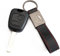 KASER Coque Clé Télécommande Plip pour Peugeot 106 207 208 206 307 Citroen C1 C2 C3 Toyota Aygo sans Logo avec Porte-Clés en Cuir