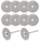 sourcing map 10 Pcs 25mm Diamond Cutting Wheels Cut Off Wheel with 2 Pcs Mandrels for Rotary Tool