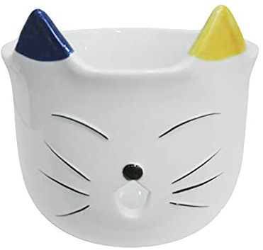 Ceramic Cat Yarn Bowl for knitting and Crochet