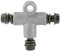 Ölschlauchadapter Motorrad 3-Wege 10mm ATV Hydraulische 3-Wege-Bremse Ölschlauchadapter Rohrkupplung T-Stück 10mm