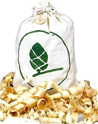 Zirbensäckchen ca.45x30 cm gefüllt mit duftintensiven handgehobelten Zirbenlocken, Zirbenkissen Füllung, Zirbenspäne, Zirbenholz