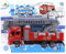FLYPOP'S - Feuerwehrauto - Mini-Fahrzeug - 020185 - Zufallsmodell - Kunststoff - Friktionsfahrzeug - Auto - Leiter - Korb - Kinderspielzeug - 18 cm x 8,5 cm - Ab 3 Jahren