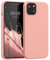 kwmobile Handyhülle für iPhone 13 Hülle, für iPhone 13 Case - Hülle Silikon - kabelloses Laden - Grapefruit Pink