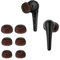 kwmobile 6x Replacement Ear Tips Compatible with 1More Aero - Silicone Tips for Earphones - Black