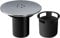 KESTY Duschabfluss Abdeckung, Abflussdeckel Dusche, Duschablauf für Viega Tempoplex Ablaufgarnitur, 90 mm/115 mm, Chrom, Geruchsverschluss Dusche