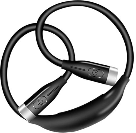 SHINEOFI Liseuse lampe lire la lumière autour du cou réserver la lumière autour du cou de lecture rechargeable de livre de pour lire Plastique Noir