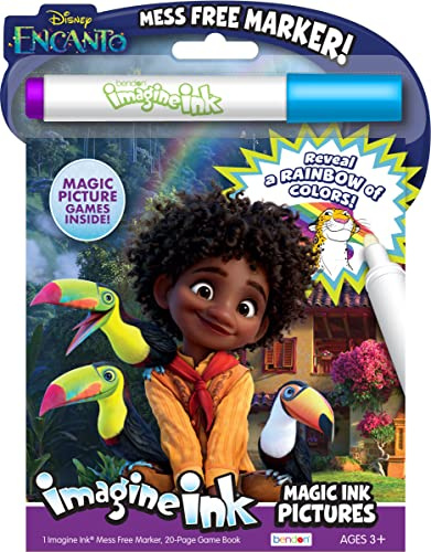 Disney Encanto 51720 Imagine Ink Mal- und Aktivitätsbuch mit 1 Marker Taschenbuch, 20 Seiten