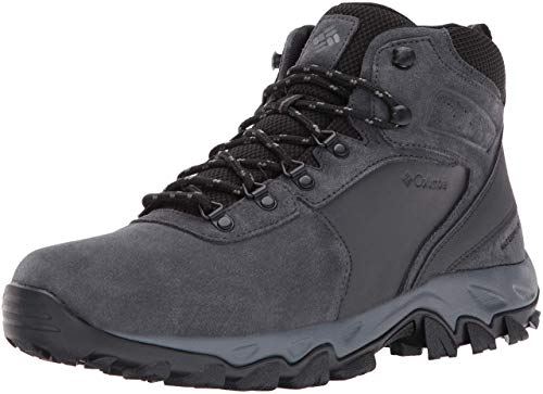 Columbia Herren Newton Ridge Plus Ii Suede Waterproof Wanderstiefel, Shark, Schwarz, 39 EU