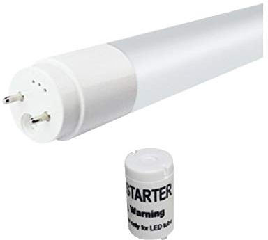 Besolis 120 cm LED Röhre T8 / G13-18 Watt - 300° AUSSTRAHLUNG - HIGH LUMEN (2430 Lm) - Tageslichtweiß/Kaltweiß ~ 6000 Kelvin, ersetzt eine 36 Watt Leuchtstoffröhre - inclusive LED Starter