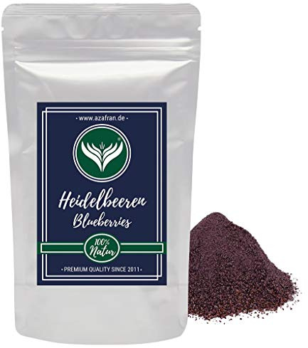 Azafran Heidelbeerpulver - Blaubeeren Heidelbeeren gefriergetrocknet gemahlen 250g