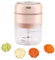 JZK Pink 250ML mini electric food processor mincer crusher for meat garlic onion chili vegetables, baby food blender, wireless meat grinder, garlic chopper, small kitchen masher