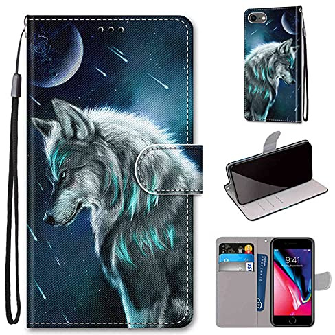 TOMYOU Hülle für iPhone 7 / iPhone 8, Wolf