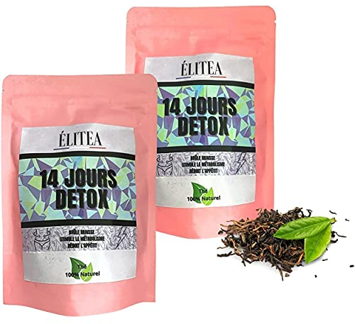 2 X Détox Minceur Puissant et Extra Rapide Brûleur de Graisse, Ventre Plat, Coupe faim, Amincissant, foie, Draineur, Perte de Poids, Maigrir, Thé Minceur Rapide Efficace Fort Fat Burner Brule graisse