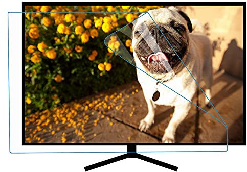 ZLSD 49-50 Pouces HD TV Protecteur D'écran, Anti-UV Lumière Bleue, Anti Rayures Et sans Bulles, HD Écran Protecteur, Convient pour La Télévision LCD, TV LCD, Moniteur 4k,HD-50inch(1095x616MM)