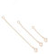 14k 18k Solid Gold Extender For Necklace or Bracelet, Removable Real Solid Gold Extension Link Cable Chain, Adjustable Length For 1inch 2inch 3icnh 4 inch. Jewee Diamond
