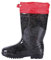 CERDÁ LIFE'S LITTLE MOMENTS Stivali Bambino Avengers con Stopper Regolatore per Maggiore Regolabilità e Ridurre al Minimo l'Ingresso di Acqua, Gomma, Nero, 31 EU