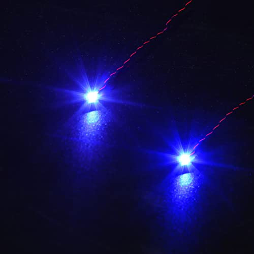 Blaues Led Licht Set (30CM) für DIY/MOC-Beleuchtung (2er-Pack),BrickBling Led Beleuchtungs Set Dekorationslichter Kompatibel mit Lego and Other Major Brand Bricks