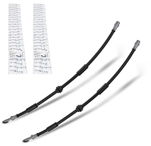 2x Original MEYLE 1005250004 Bremsschlauch Vorne Kompatibel mit M.u.l.t.i.v.a.n V 7EF 7EM 7EN 7HF 7HM 7HN 1.9L-3.2L 2003-2015 Transporter V Kasten 7EA 7EH 7HA 7HH 1.9L-3.2L 2003-2015