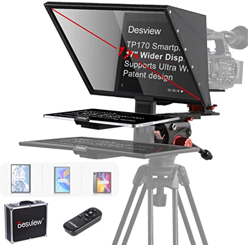 Destview TP170 Teleprompter Portable Universal Teleprompter Design für die kommerziellen Dreharbeiten