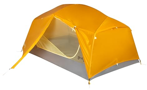 NEMO Equipment Aurora Backpacking Zelt & Fußabdruck - 2 Personen - Mango/Nebel