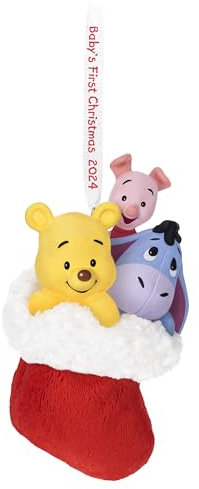 Hallmark Keepsake Weihnachtsschmuck 2024, Disney Winnie Puuh A Snuggly First Christmas 2024