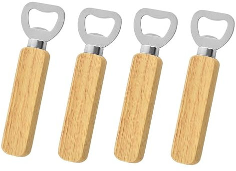Décapsuleur en bois gravé - Décapsuleur vierge à peindre - Avec poignée en bois - Cadeau pour homme, fête des pères, fête de la bière, Halloween, Noël (4)