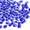 Meschett 0.44KG Marmi di Vetro Blu,Mini Perline di Vetro Piatto~150 PZ per Riempitivi Vaso,Mancala Gemme Fish Tank Rocce per Acquario da Tavolo,Home Decor Art Craft Supplies(0.5~0.7)